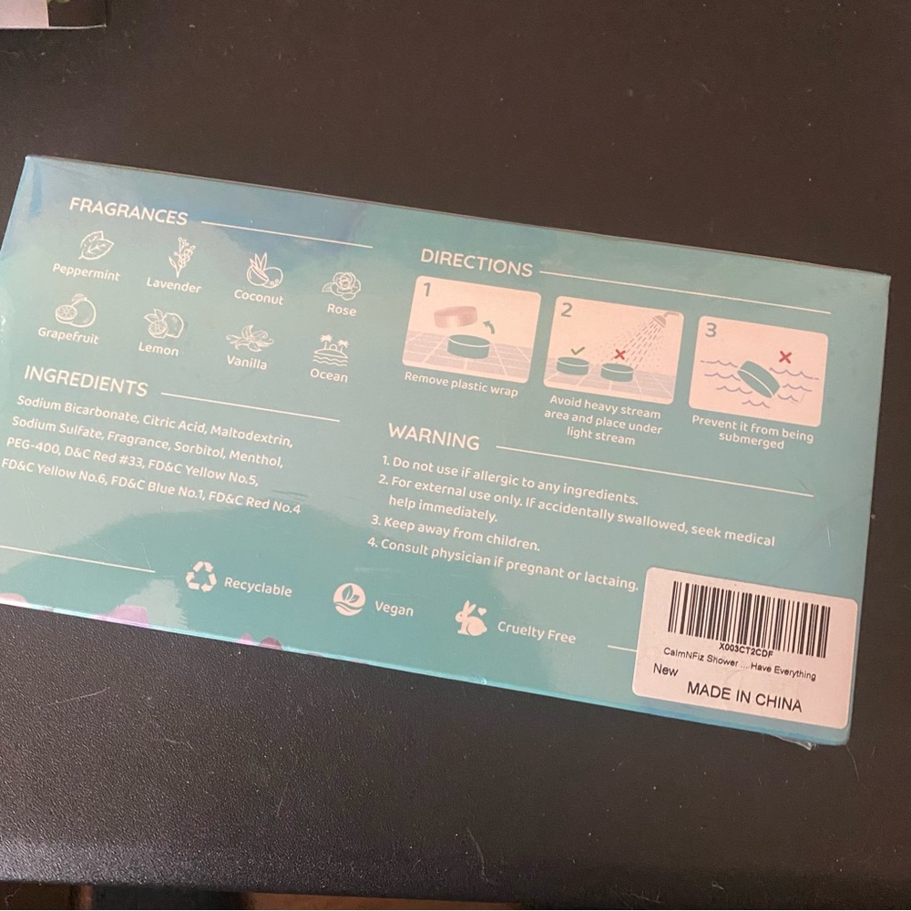 Calm Shower Tablets - Blue - Picture 6 of 6